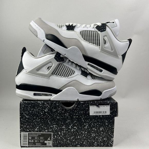 Jordan Other - Nike Shoes Air Jordan 4 Retro “Military Black White Grey” 2024